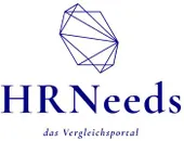 HRNeeds logo with geometric design