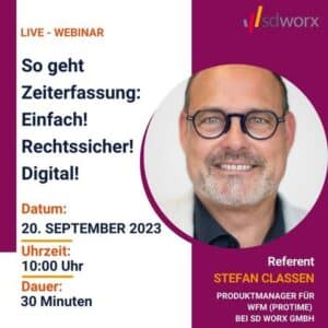 Live Webinar Stefan Classen