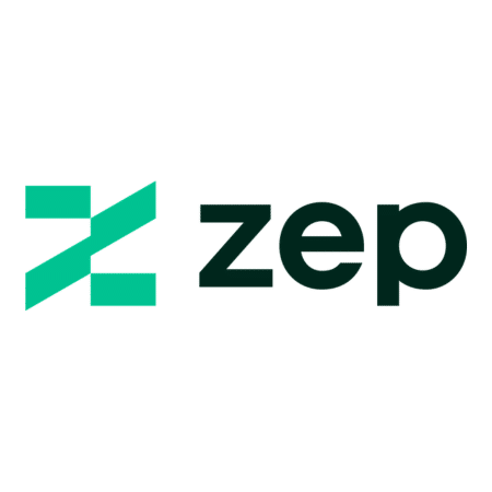 Logo von Zep mit türkisfarbenem Symbol