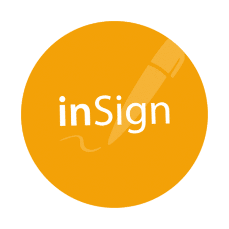 inSign Logo mit Stift Symbol