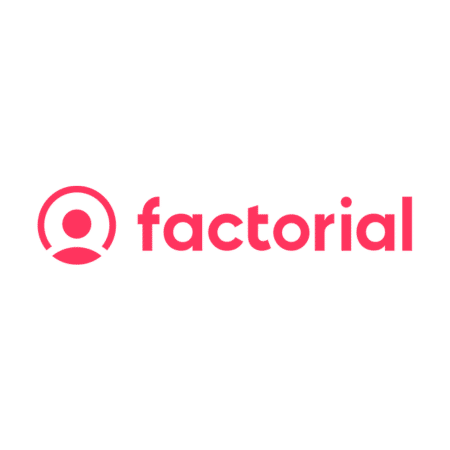 Factorial Firmenlogo in Rot