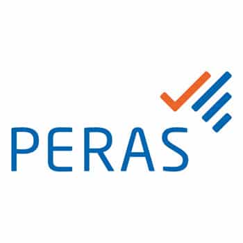 PERAS Logo mit Häkchen