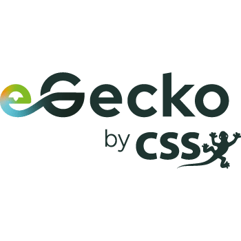 Logo gecko in schwarz