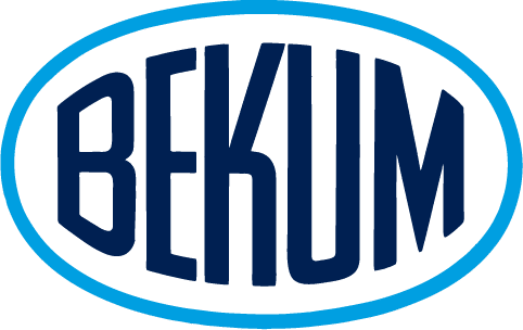 BEKUM Logo in blauem Oval