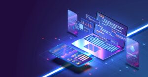 Laptop, Tablet und Smartphone mit Analyse-Dashboards
