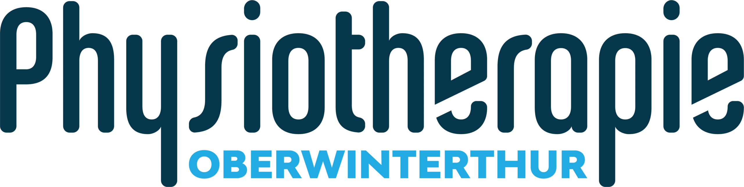 Logo Physiotherapie Oberwinterthur in Blau